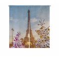 thumbnail image 1 of PKQWTM Eiffel Tower Door Curtain Window Cover Home Decor Hanging Curtain Size 85x90 CM, 1 of 1