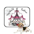 thumbnail image 1 of PKQWTM Eiffel tower shoes lipsticks perfumes cameras world Pet Dog Cat Bed Pee Pads Mat Cushion Potty Dogs Blankets Crate Bed Kennel 36x48 inch, 1 of 3