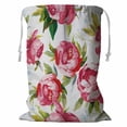 thumbnail image 1 of PKQWTM Elegance peony Storage Basket Laundry Bag with Drawstring Size 18x24 Inch, 1 of 3