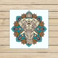 thumbnail image 1 of PKQWTM Elephant Frame animal Microfiber Bath Towels Bathroom Body Shower Towel Size 13x13 Inches, 1 of 1