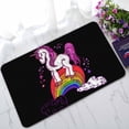 thumbnail image 1 of PKQWTM Embroidery magic unicorns on rainbow Home Decor Floor Mat Area Rug Doormat Size 18x30 Inches, 1 of 1