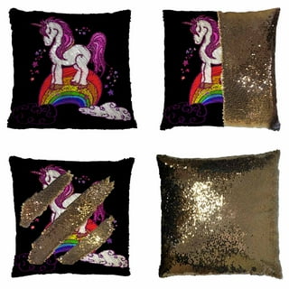 Unicorn sequin pillow walmart outlet