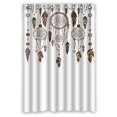 thumbnail image 1 of PKQWTM Ethnic Colored Components Feathers Beads WaterProof Polyester Fabric Shower Curtain Size 48x72 Inches, 1 of 1