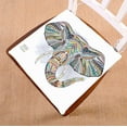 thumbnail image 1 of PKQWTM Ethniced head elephant grange africa totem tattoo Chair Pads Chair Mat Seat Cushion Chair Cushion Floor Cushion Size 18x18 inches, 1 of 1