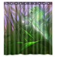 thumbnail image 1 of PKQWTM Fairy In The Grass WaterProof Polyester Fabric Shower Curtain Size 66x72 Inches, 1 of 1