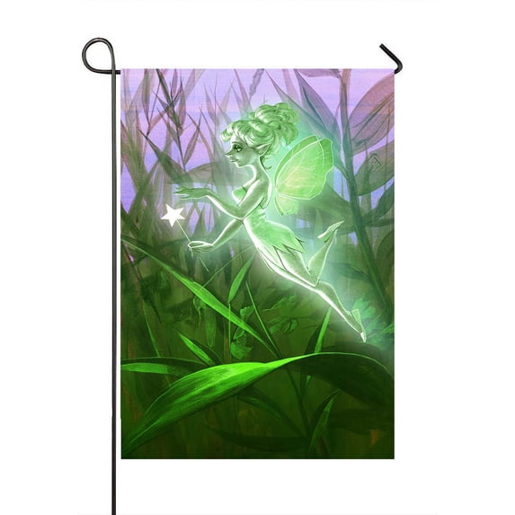 PKQWTM Fairy In The Grass Yard Decor Home Garden Flag Size 28x40 Inches