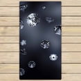 thumbnail image 1 of PKQWTM Falling luxury diamonds Microfiber Bath Towels Bathroom Body Shower Towel Size 30x56 Inches, 1 of 1