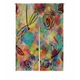 thumbnail image 1 of PKQWTM Fantasy Flowers leaves and dragonflies Door Curtain Window Cover Home Decor Hanging Curtain Size 85x120 CM, 1 of 1