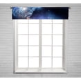 thumbnail image 1 of PKQWTM Fantasy Space Nebula Window Curtain Valance Rod Pocket 54x12 inch, 1 of 1