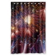 thumbnail image 1 of PKQWTM Firework Streaks In The Night Sky WaterProof Polyester Fabric Shower Curtain Size 48x72 Inches, 1 of 1