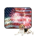 thumbnail image 1 of PKQWTM Fireworks Independence Pet Dog Cat Bed Pee Pads Mat Cushion Potty Dogsblankets Crate Bed Kennel 28x36 inch, 1 of 3