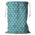 thumbnail image 1 of PKQWTM Fish Scales Storage Basket Laundry Bag with Drawstring Size 24x32 Inch, 1 of 3
