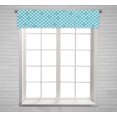 thumbnail image 1 of PKQWTM Fish Scales Window Curtain Valance Rod Pocket 54x12 inch, 1 of 1