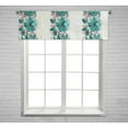 thumbnail image 1 of PKQWTM Flower Pattern Window Curtain Valance Rod Pocket 54x18 inch, 1 of 1