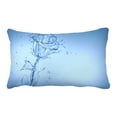 thumbnail image 1 of PKQWTM Flower Rose Bed Decor Pillow Cases Zippered Cushion Cover Size 20x30 Inches, 1 of 1