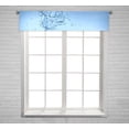 thumbnail image 1 of PKQWTM Flower Rose Window Curtain Valance Rod Pocket 54x12 inch, 1 of 1
