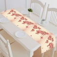 thumbnail image 1 of PKQWTM Flower World Map Eco Abstract Cotton and Linen Table Runner Kitchen Dining Room Supplies Size 14x72 Inch, 1 of 1
