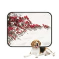thumbnail image 1 of PKQWTM Flowers Pet Dog Cat Bed Pee Pads Mat Cushion Potty Dogsblankets Crate Bed Kennel 14x18 inch, 1 of 3