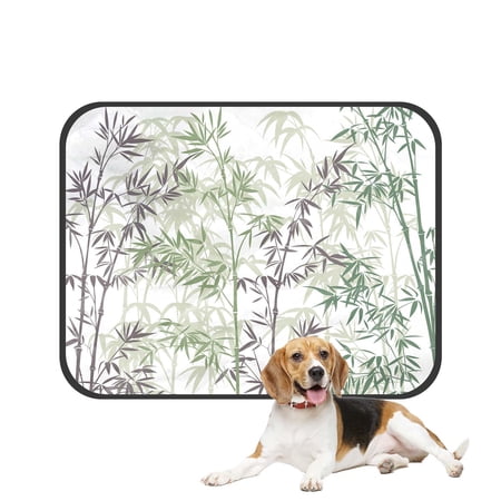 PKQWTM Forest Painting Bamboo Pet Dog Cat Bed Pee Pads Mat Cushion Potty Dogsblankets Crate Bed Kennel 20x24 inch
