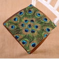 thumbnail image 1 of PKQWTM Fragment old fan peacock feathers Chair Pads Chair Mat Seat Cushion Chair Cushion Floor Cushion Size 20x20 inches, 1 of 1