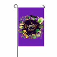 thumbnail image 1 of PKQWTM Frame Template with Golden Carnival Masks on Black Yard Decor Home Garden Flag Size 12x18 Inches, 1 of 1