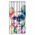 thumbnail image 1 of PKQWTM French bulldog Original dog WaterProof Polyester Fabric Shower Curtain Size 36x72 Inches, 1 of 1