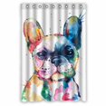 thumbnail image 1 of PKQWTM French bulldog Original dog WaterProof Polyester Fabric Shower Curtain Size 48x72 Inches, 1 of 1