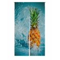 thumbnail image 1 of PKQWTM Fresh Pineapple In Water Splashes Door Curtain Window Cover Home Decor Hanging Curtain Size 85x150 CM, 1 of 1