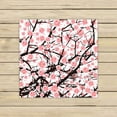 thumbnail image 1 of PKQWTM Full Bloom Pink Sakura Tree Black Wood White Flower Branch Microfiber Bath Towels Bathroom Body Shower Towel Size 13x13 Inches, 1 of 1