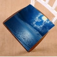 thumbnail image 1 of PKQWTM Full Moon Dramatic Clouds Sea Chair Pads Chair Mat Seat Cushion Chair Cushion Floor Cushion Size 18x18 inches, 1 of 1