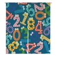 thumbnail image 1 of PKQWTM Funny Number Door Curtain Window Cover Home Decor Hanging Curtain Size 105x120 CM, 1 of 1