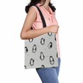 thumbnail image 1 of PKQWTM Funny Penguin Canvas Shoulder Bags Handbags Tote Bags Shopping Bag, 1 of 2