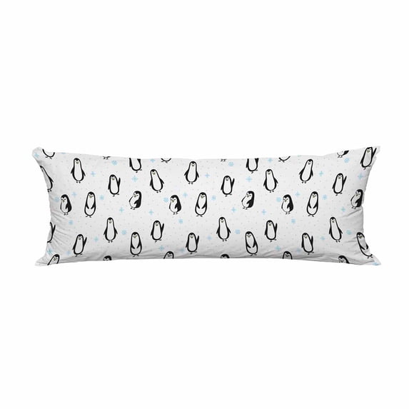 PKQWTM Funny Penguin Long Body Pillow Case Cover Pillow Cushion Size 20x60 Inches