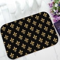 thumbnail image 1 of PKQWTM Golden Fleur-De-Lis Home Decor Floor Mat Area Rug Doormat Size 15.7x23.6 Inches, 1 of 1