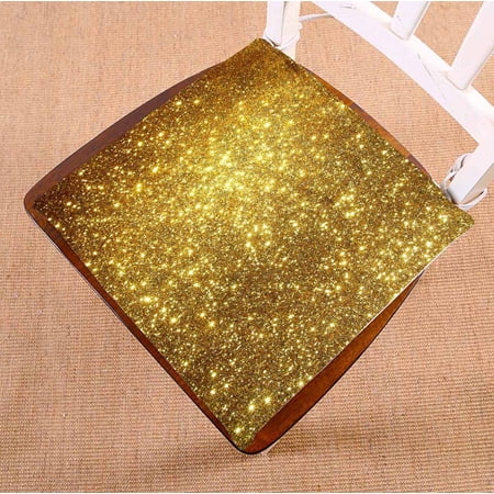 PKQWTM Golden Grunge Chair Pads Chair Mat Seat Cushion Chair Cushion Floor Cushion Size 16x16 inches