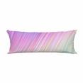thumbnail image 1 of PKQWTM Gradient Stripes Pastel Rainbow Shiny Lines Neon Long Body Pillow Case Cover Pillow Cushion Size 20x60 Inches, 1 of 1