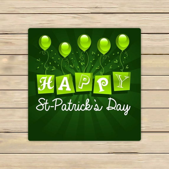 PKQWTM Green Balloons Microfiber Bath Towels Bathroom Body Shower Towel Size 13x13 Inches