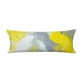 thumbnail image 1 of PKQWTM Grey and Yellow Abstract Art Painting Long Body Pillow Case Cover Pillow Cushion Size 20x60 Inches, 1 of 1