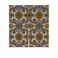 thumbnail image 1 of PKQWTM Hamsa Hand Amulet Symbol Strength Happiness Geometric Door Curtain Window Cover Home Decor Hanging Curtain Size 85x90 CM, 1 of 1