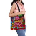 thumbnail image 1 of PKQWTM Happy Birthday Paper Sign Over Confetti Holiday Canvas Shoulder Bags Handbags Tote Bags Shopping Bag, 1 of 2