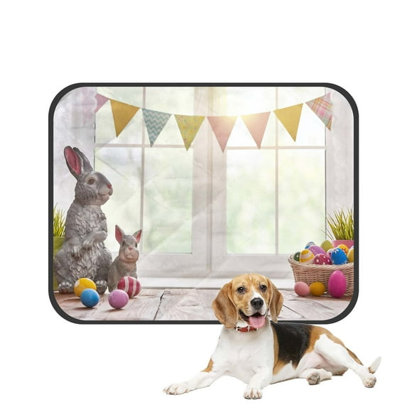 PKQWTM Happy Easter Pet Dog Cat Bed Pee Pads Mat Cushion Potty Dogsblankets Crate Bed Kennel 20x24 inch