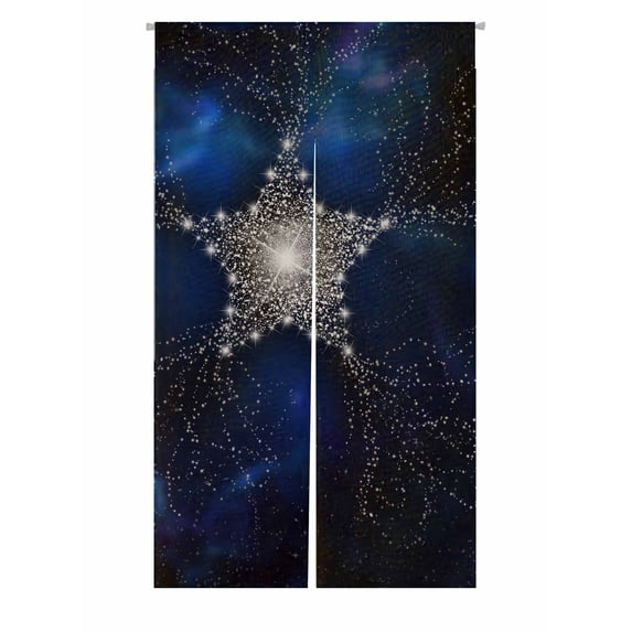 PKQWTM Happy Father's Day Door Curtain Window Cover Home Decor Hanging Curtain Size 85x150 CM