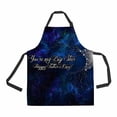 thumbnail image 1 of PKQWTM Happy Father's Day Unisex Adjustable Bib Apron with Pockets for Commercial Restaurant and Home Kitchen Use, 1 of 2