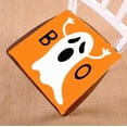 thumbnail image 1 of PKQWTM Happy Halloween Funny Flying Ghost Chair Pads Chair Mat Seat Cushion Chair Cushion Floor Cushion Size 16x16 inches, 1 of 1
