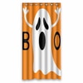 thumbnail image 1 of PKQWTM Happy Halloween Funny Flying Ghost WaterProof Polyester Fabric Shower Curtain Size 36x72 Inches, 1 of 1