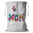 thumbnail image 1 of PKQWTM Happy Mothers Day Storage Basket Laundry Bag with Drawstring Size 18x24 Inch, 1 of 3