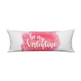 thumbnail image 1 of PKQWTM Happy Valentines Day Long Body Pillow Case Cover Pillow Cushion Size 20x60 Inches, 1 of 1