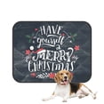 thumbnail image 1 of PKQWTM Have yourself a Merry Christmas Pet Dog Cat Bed Pee Pads Mat Cushion Potty Dogs Blankets Crate Bed Kennel 28x36 inch, 1 of 3