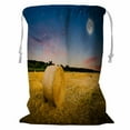 thumbnail image 1 of PKQWTM Hay Bales Night Storage Basket Laundry Bag with Drawstring Size 24x32 Inch, 1 of 3