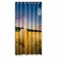 thumbnail image 1 of PKQWTM Hay Bales Night WaterProof Polyester Fabric Shower Curtain Size 36x72 Inches, 1 of 1